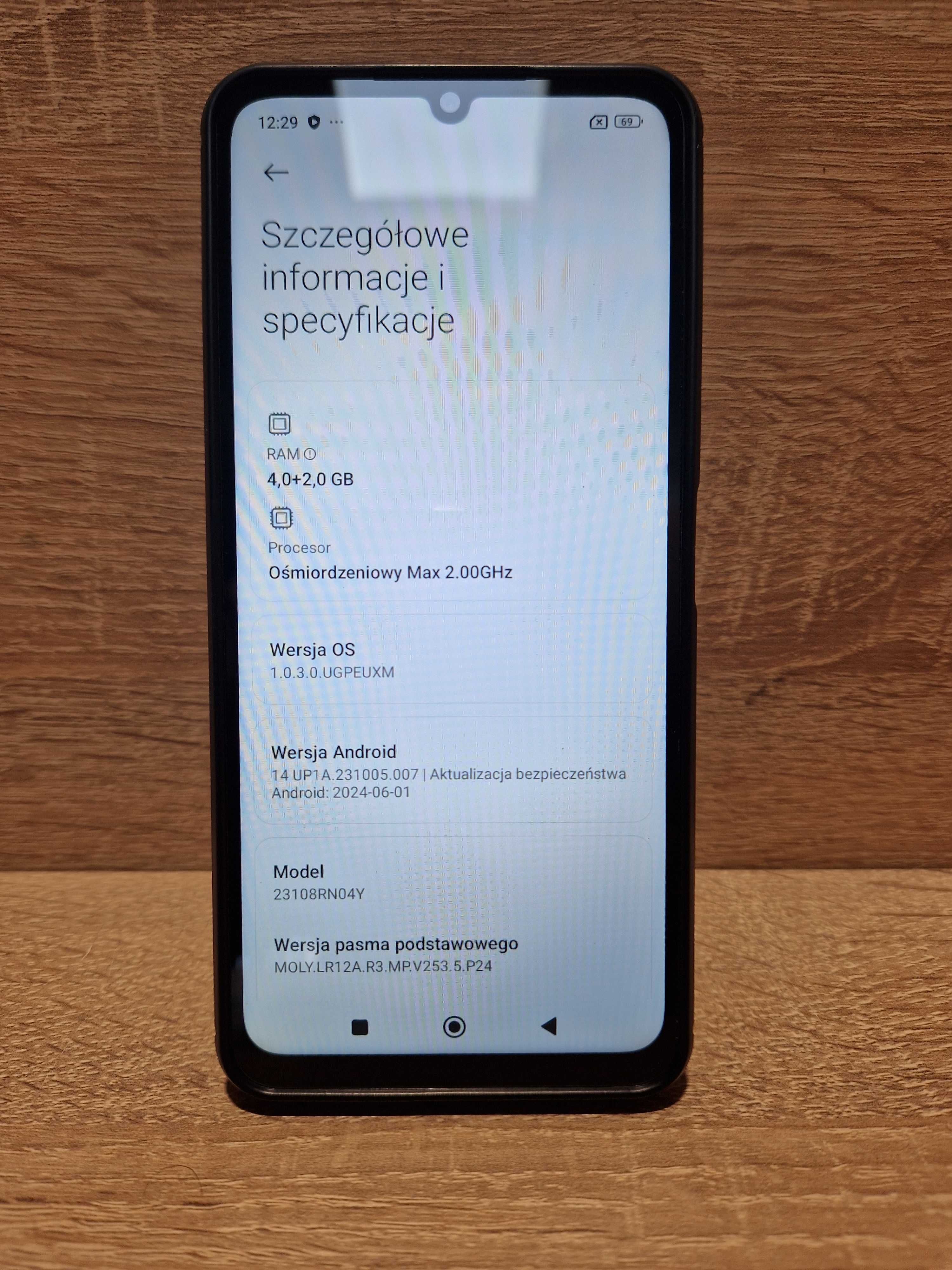 Smartfon Xiaomi Redmi 13C 4/128 GB
