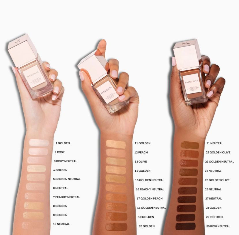 Patrick Ta Hydra Luxe Foundation – nawilżający podkład 2w1 nr.9 GOLDEN