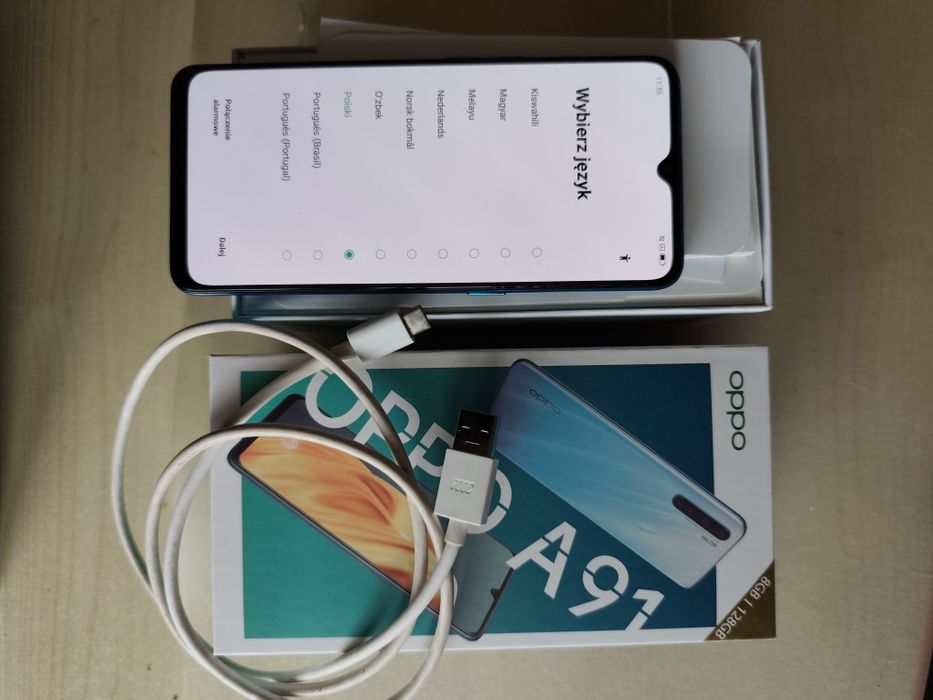 Telefon Oppo A91 8GB ram, 128GB pamięci