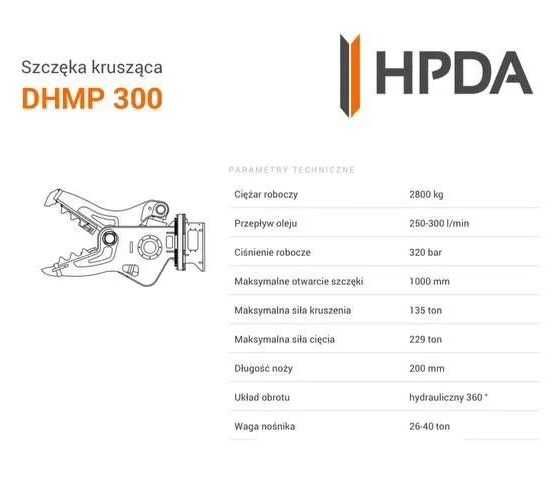 Гусеничний екскаватор Doosan DX350 LC-7 з гідромолотом і ножицями 2022