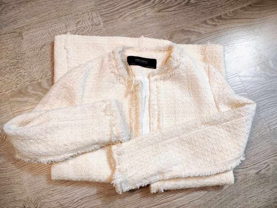 Żakiet tweedowy ZARA