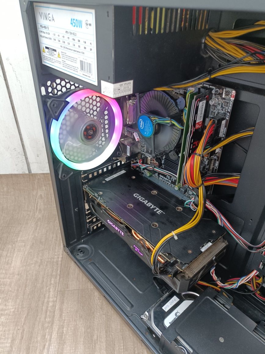 »Компьютер RX 570 4 Gb• DDR4 12 Gb• Intel i3 6100• SSD 240 HDD 500