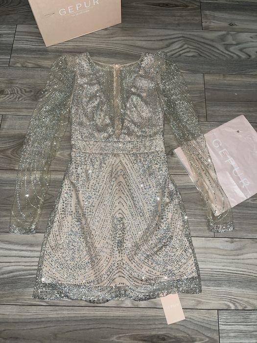 Нова неймовірна сяюча вечірня міні сукня від Gepur