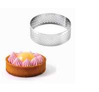 Перфорированное кольцо для тарта из нержавеющей стали
