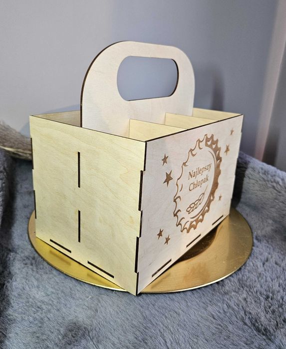 Prezent na dzień Chłopaka skrzynka na piwo grawer