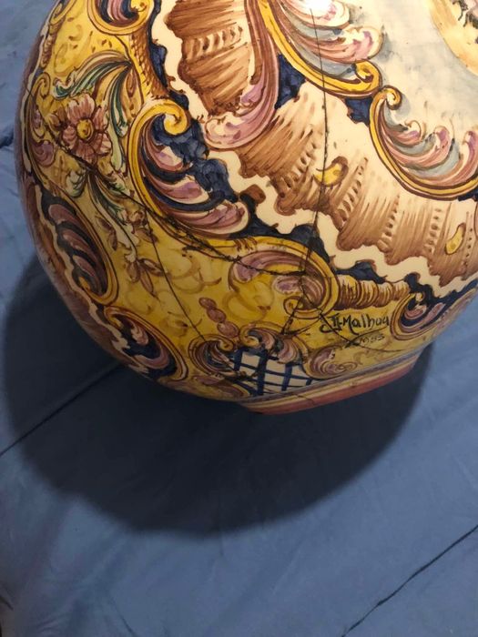 Porcelana pintada a mao 1953