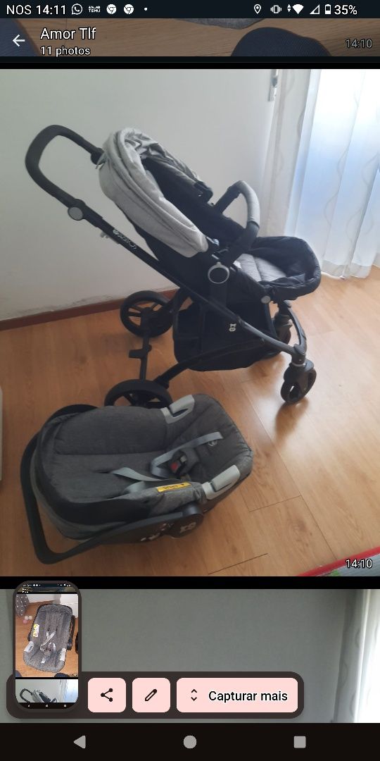 Carrinho bebe passeio