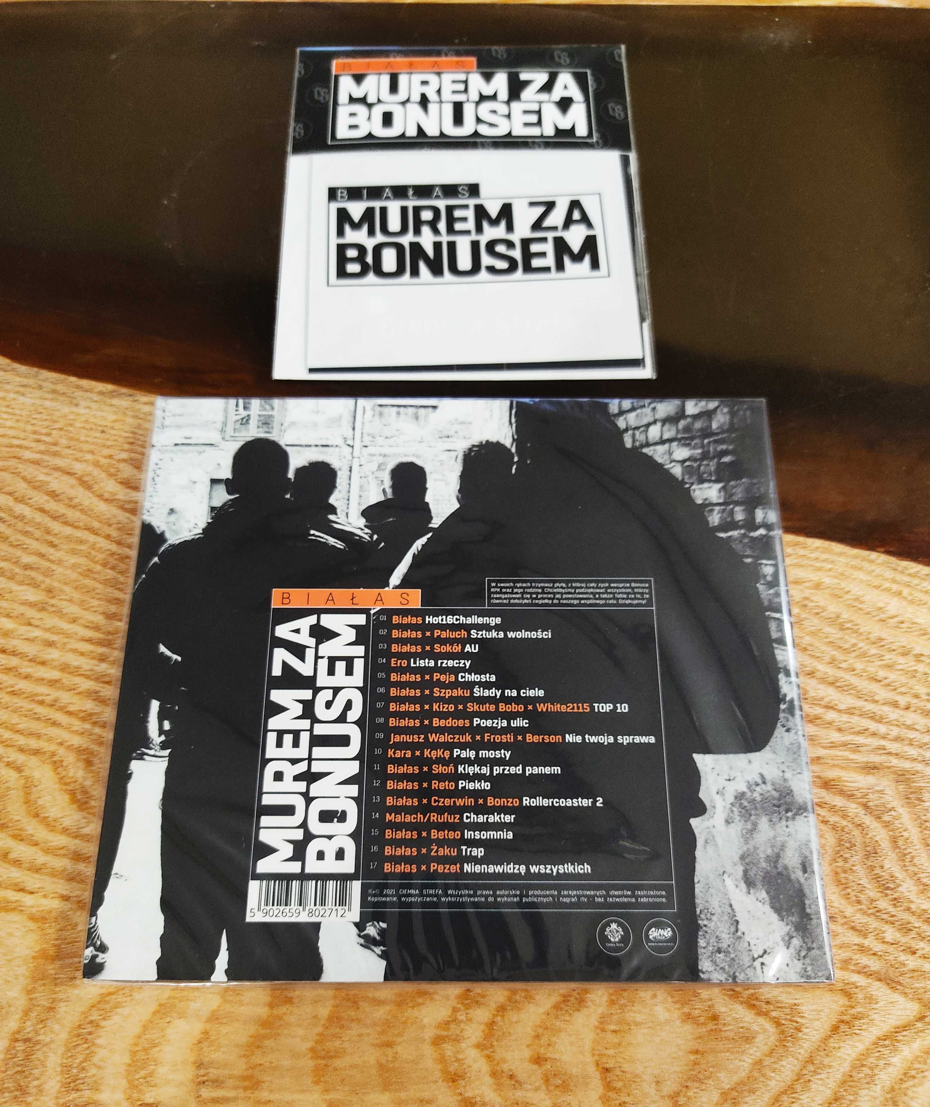 (PREORDER FOLIA) Białas – Murem Za Bonusem + pakiet wlep # Bonus RPK