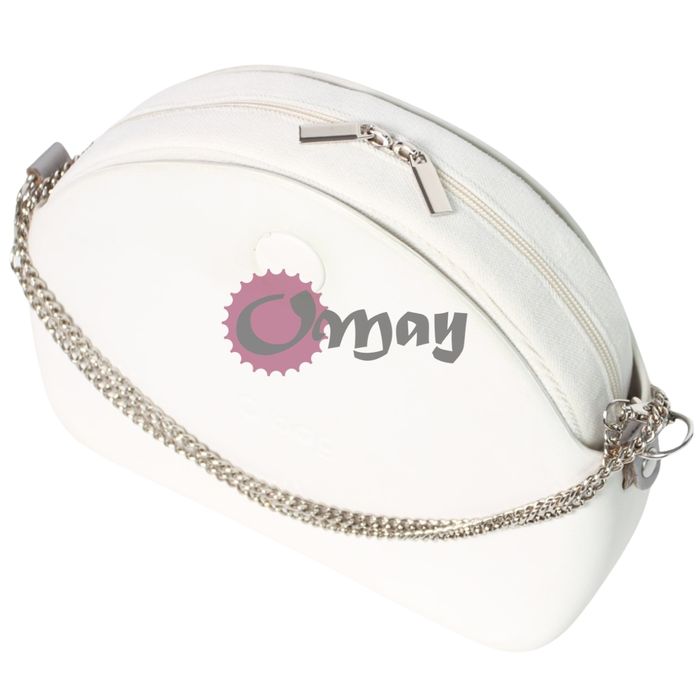 Kremowy organizer do OBAG MOON LIGHT Welur Latte wkład 2kieszenie OMAY