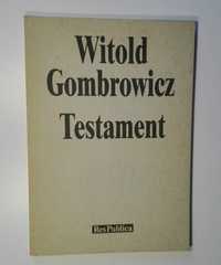 Witold Gombrowicz TESTAMENT  1990 wydanie 3 krajowe