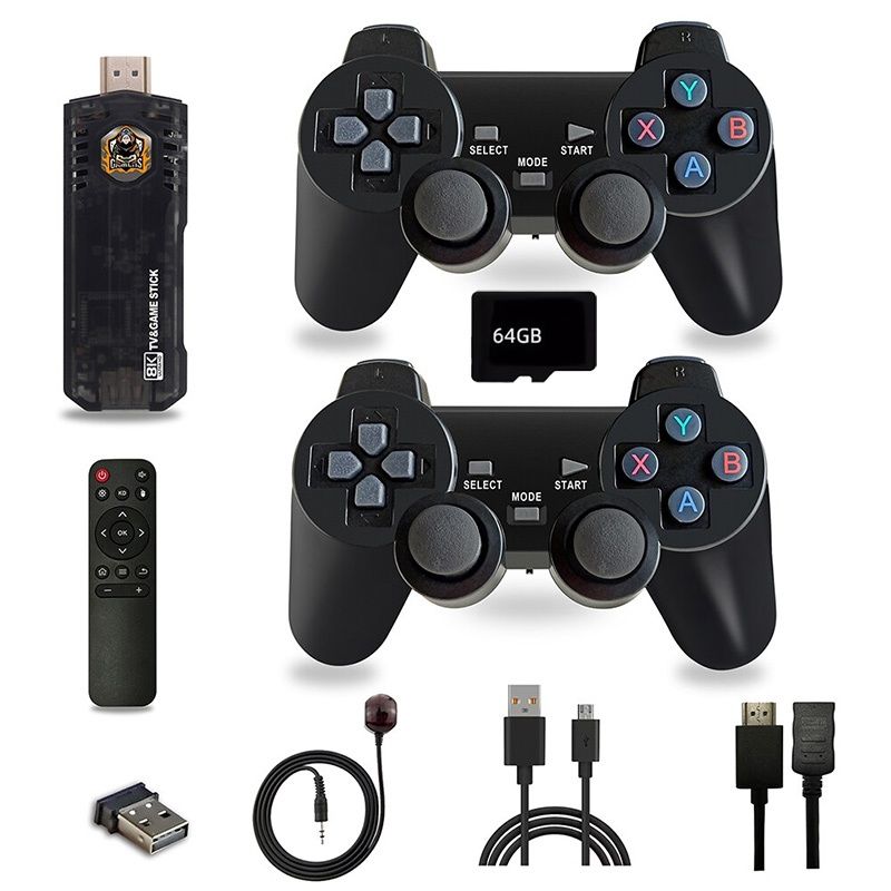 Ігрова приставка Game Box 8K X8  Smart TV Stick 64GB 30.000 ігор.