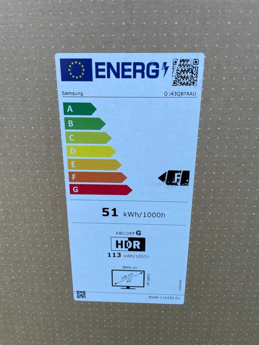 Телевізор Samsung QE43Q8FA НОВИНКА 2025 Нові! Запечатані!