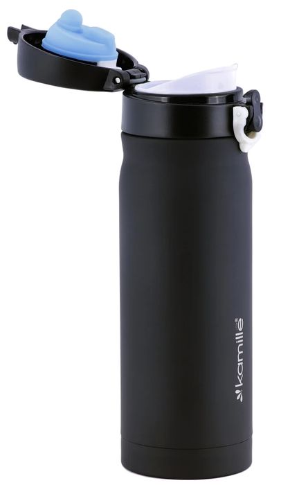 Kubek Termiczny Termos Stalowy Do Pracy Szkoły Pojemny Bidon 360 Ml