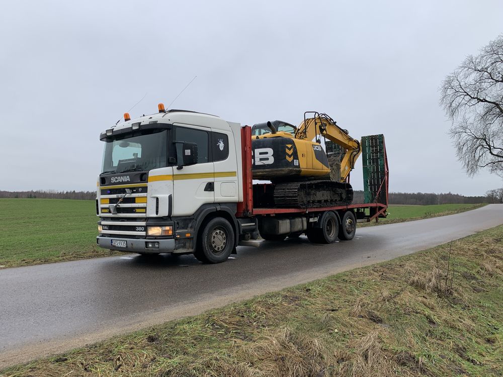 Prace ziemne Transport Wykopy koparka gąsienicowa koparko-ładowarka