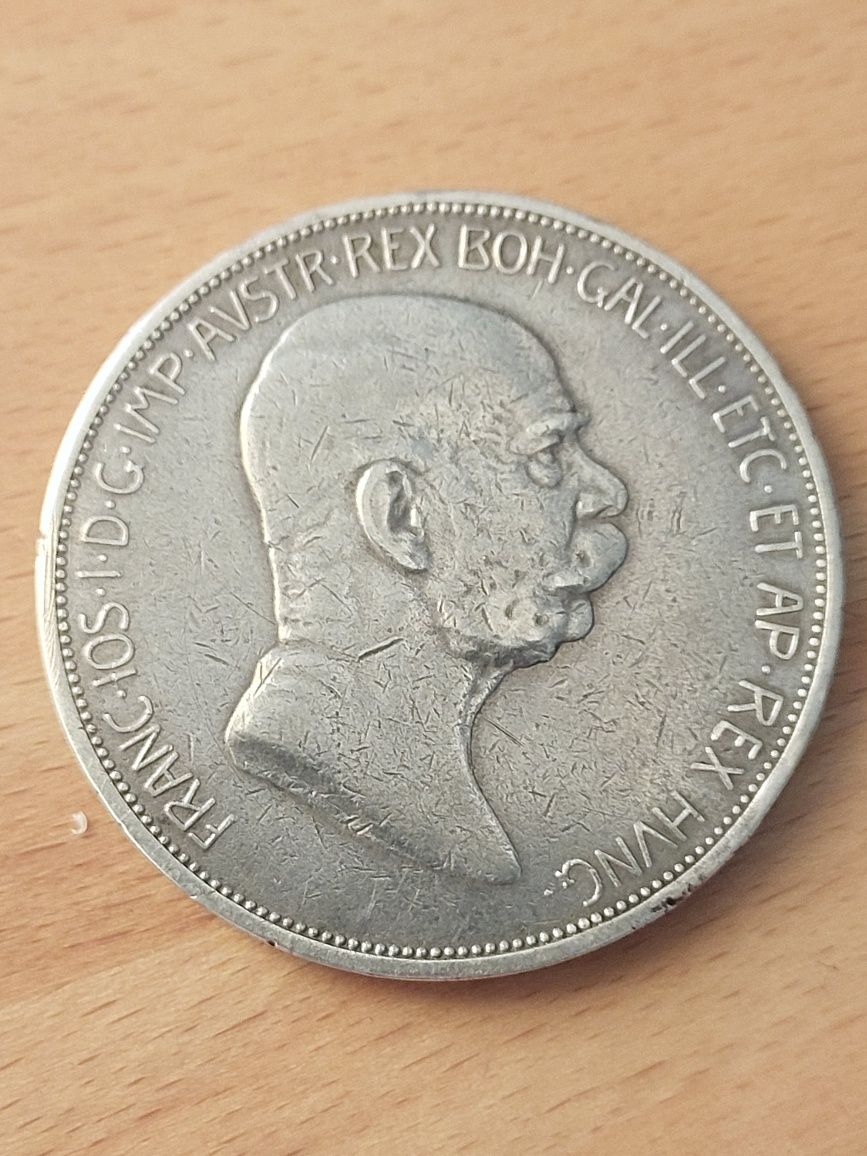 5 koron srebro Franciszek Józef