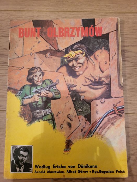Komiks Bunt olbrzymów PRL 1986 wydanie 1