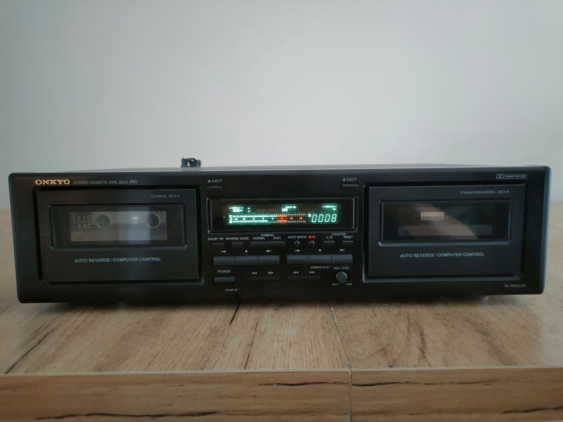 Magnetofon dwukasetowy Onkyo TA RW222