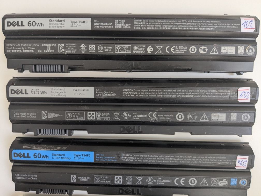 Оригінальна батарея Dell  T54FJ  для Dell Latitude E5420, E5430,