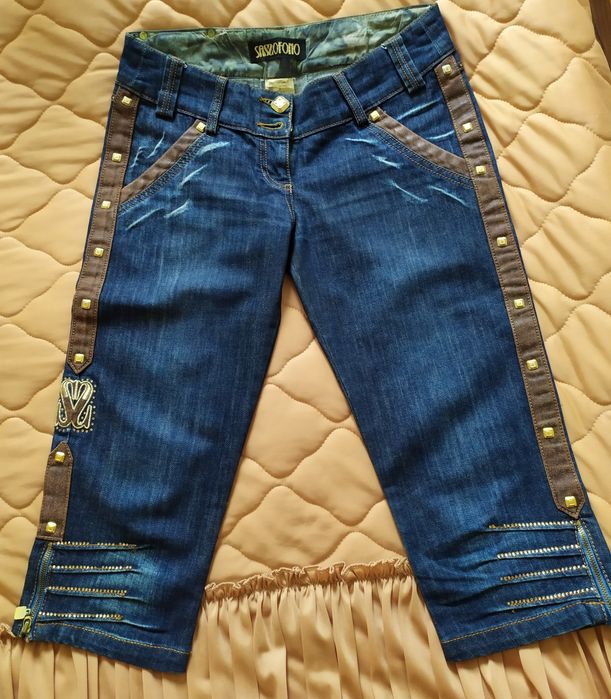 Продам джинсовые капри Sassofono Сассофоно