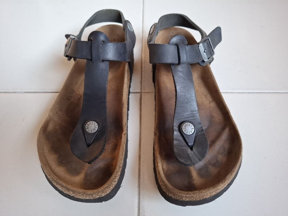 Sandálias Birkenstock Kairo Pele