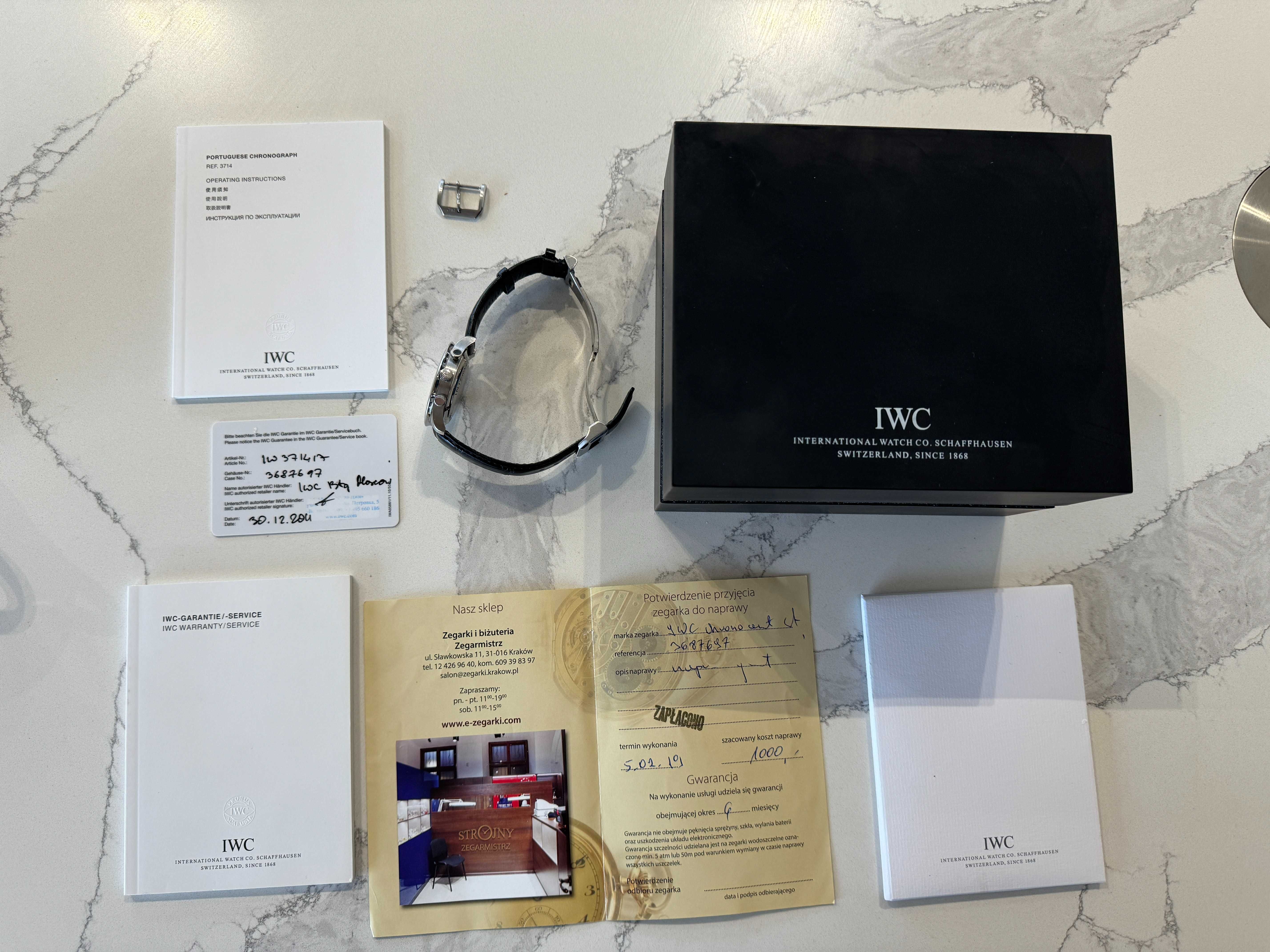 IWC Portuguese Schaffhausen full set stan perfekt chrono