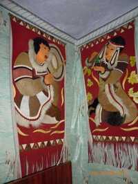 картины картина панно народов севера"Чукотский АО"девушка и пастух