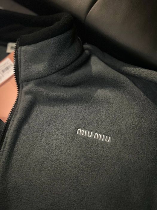 Флісова кофта,фліска худі Miu Miu