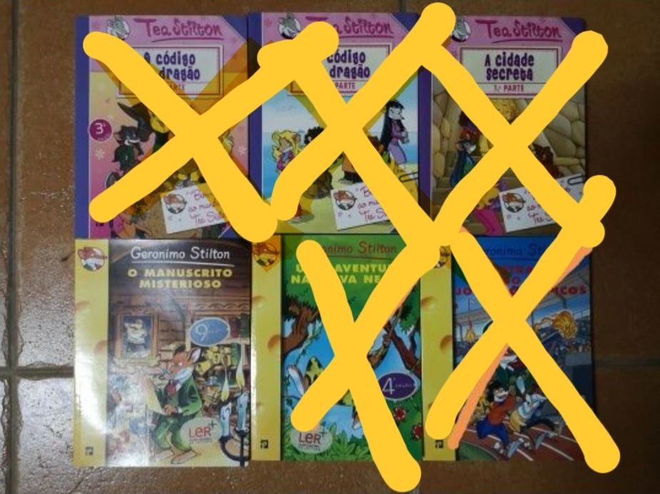 Livros Geronimo e Tea Stilton +Especial - Venda individual ou conjunto