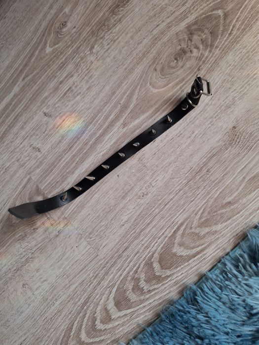 Naszyjnik czarny kolce