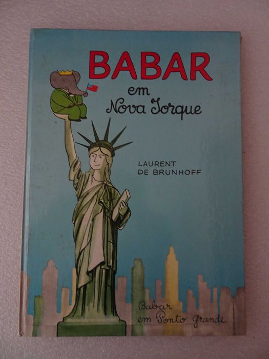 Livro Babar em Nova Iorque (capa dura)