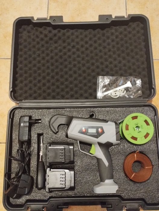 Wiązarka elektryczna tapener do malin winorośli drzewek krzewów