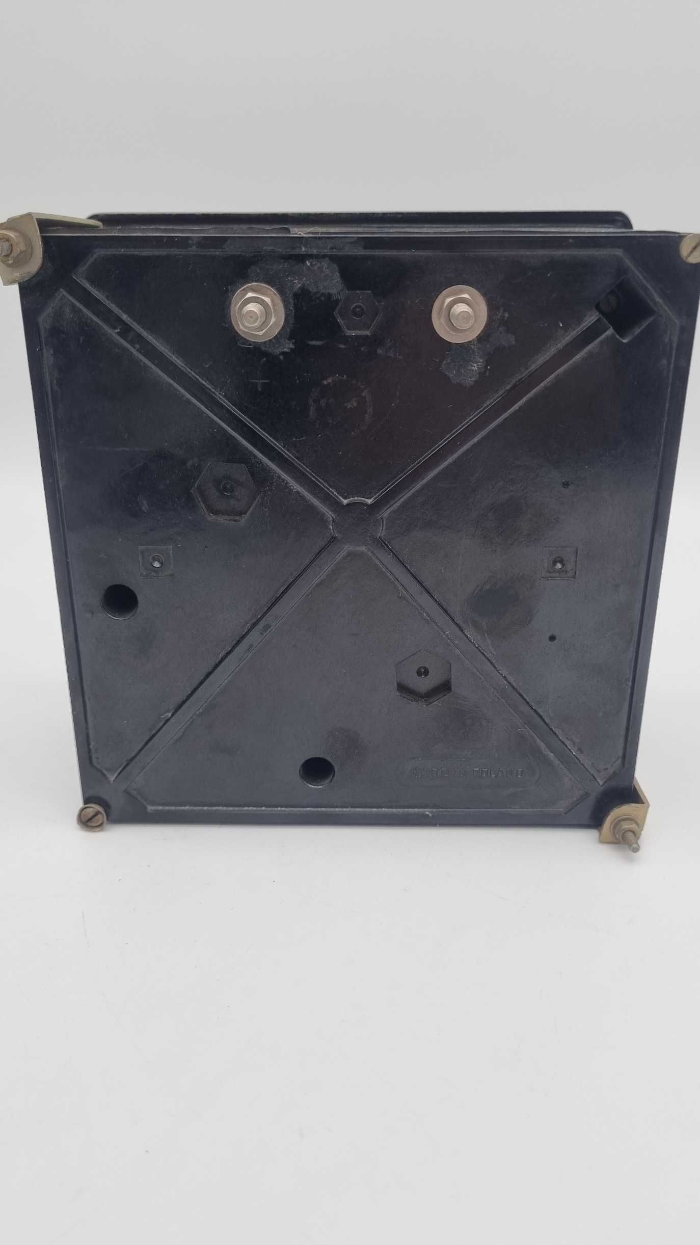 Amperomierz duży ebonit 16 cm Loft PRL