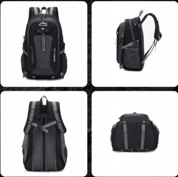 Nowy plecak turystyczny, trekkingowy, 40L, lekki, pojemny, mocny