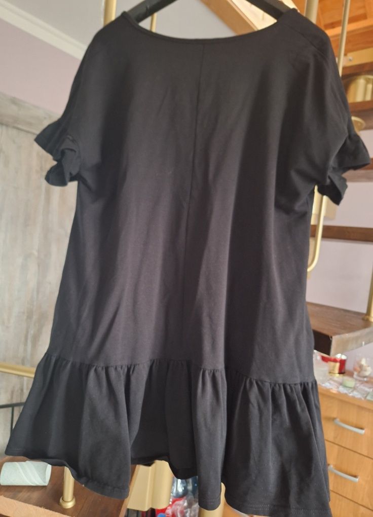 Tunika z falbankami plus size