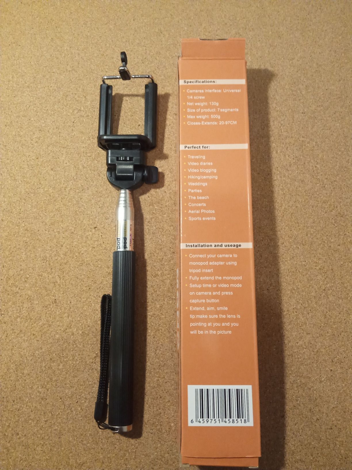 Kijek do selfie-Monopod Z07-1