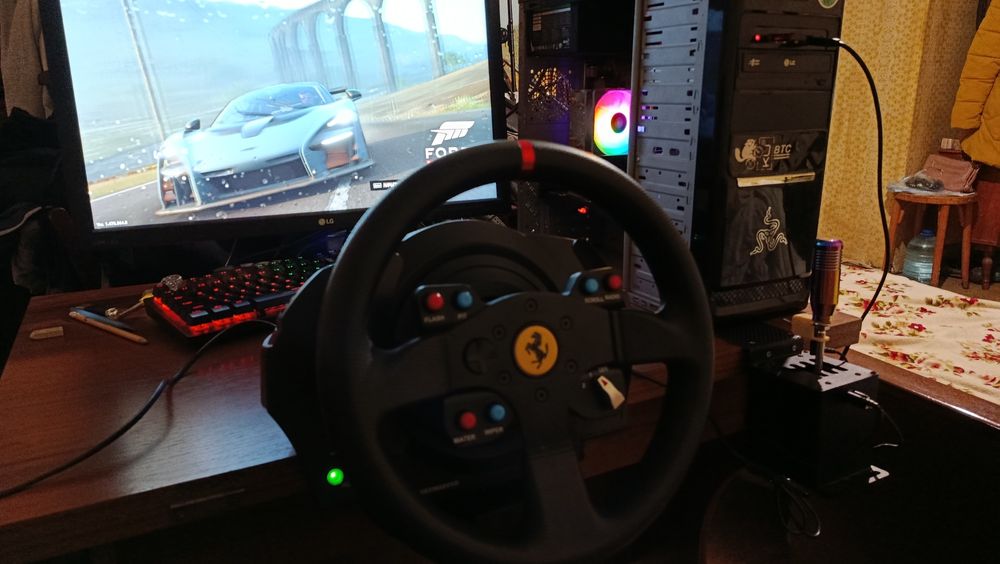 Игровой руль с кпп trustmaster t300 Ferrari, ігровий руль