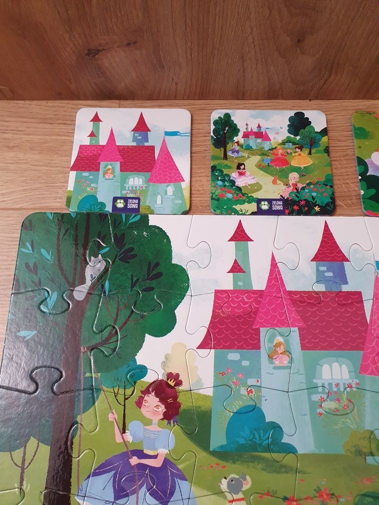 Puzzle Księżniczki Zielona Sowa 56 elementów