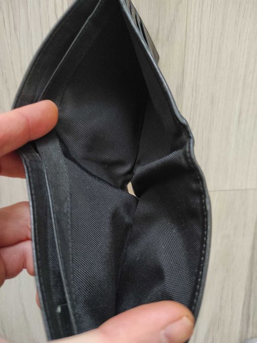 Чорний Шкіряний Гаманець Boss Hugo Boss