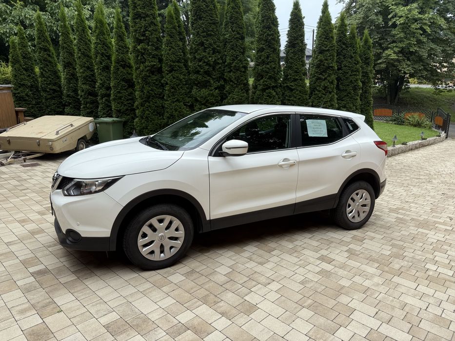 Nissan Qashqai 1.5 dCi 2016r, biały, Android, radar, czujniki, zadbany