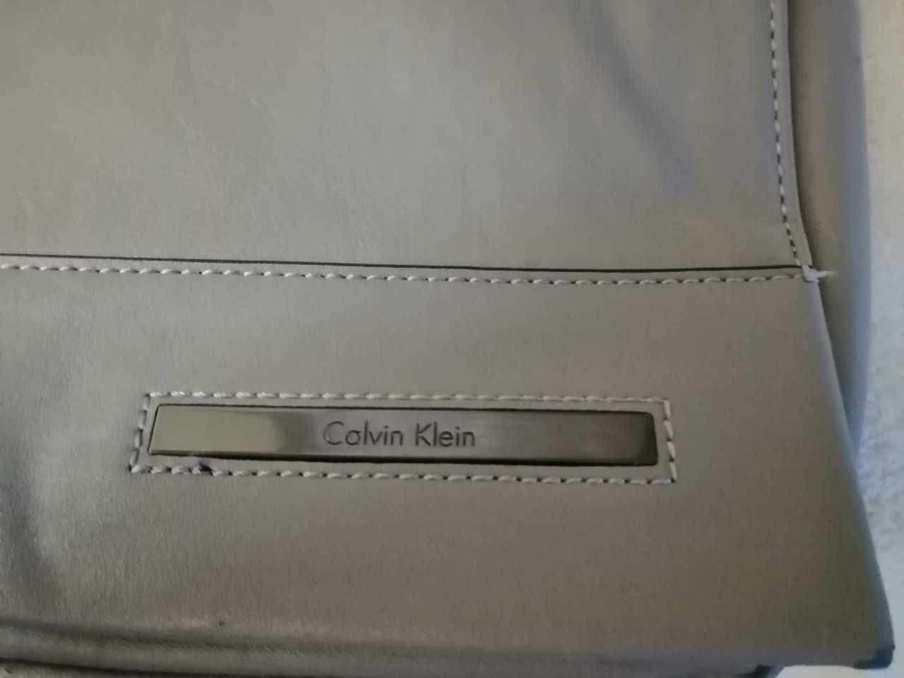 Calvin Klein torba kolor szary na A4