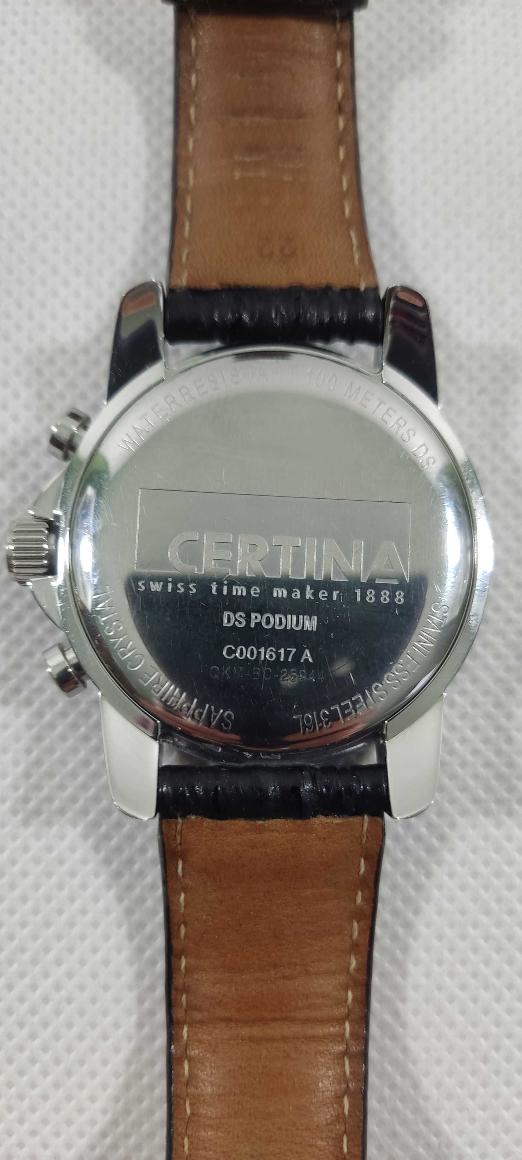 Zegarek męski Certina Ds Podium Big Size Chrono 100m TACHYMETER 300