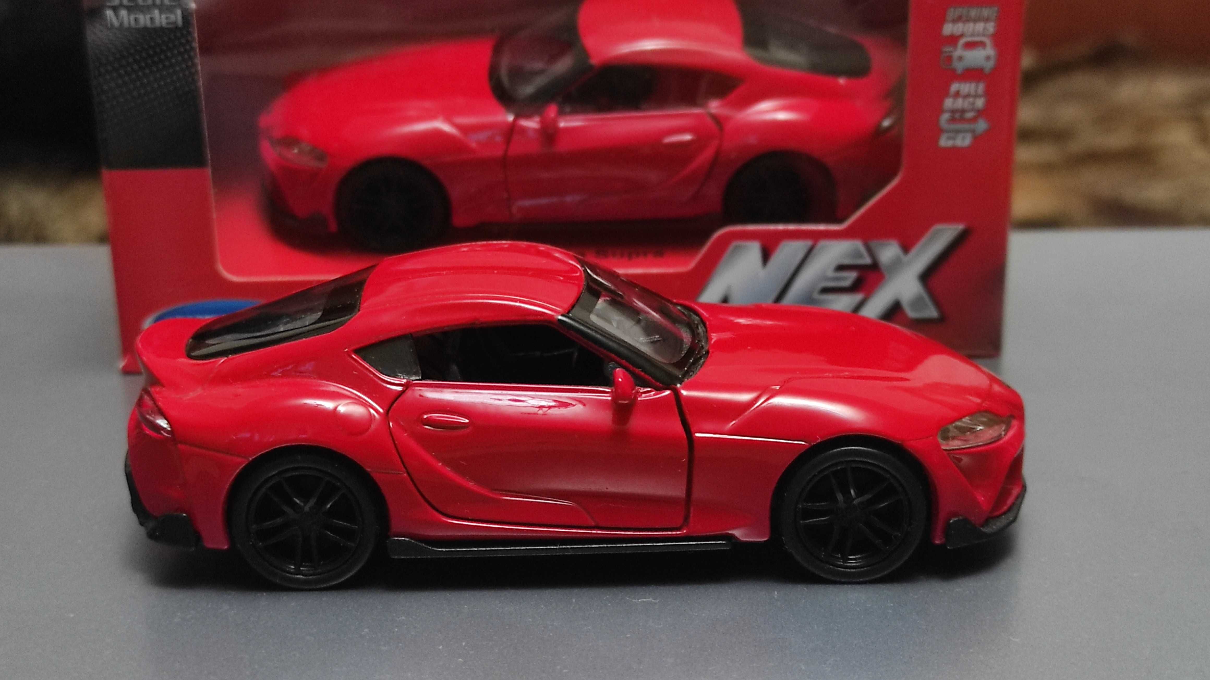 Машинка Toyota Supra 1/36 Welly Модель Тойота Супра Велли