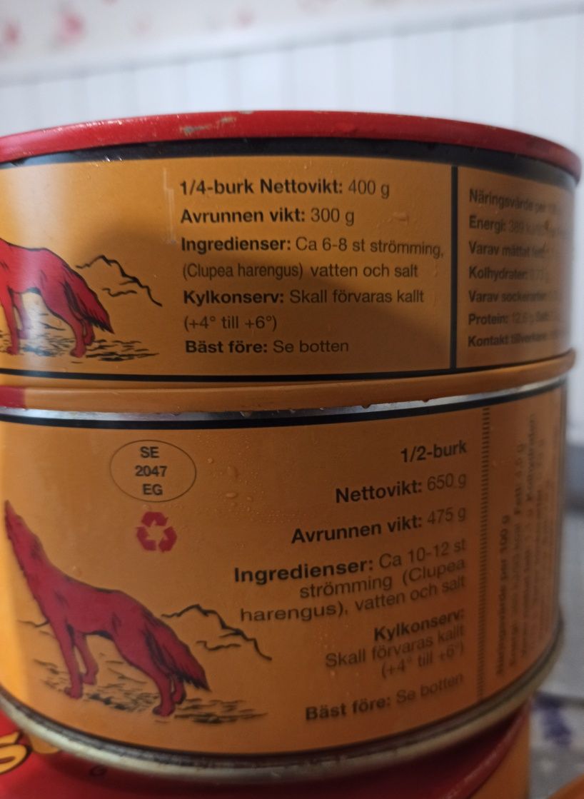 Сюрстрьомінг Сюрстремінг сюрстрёмминг surströmming! консерва