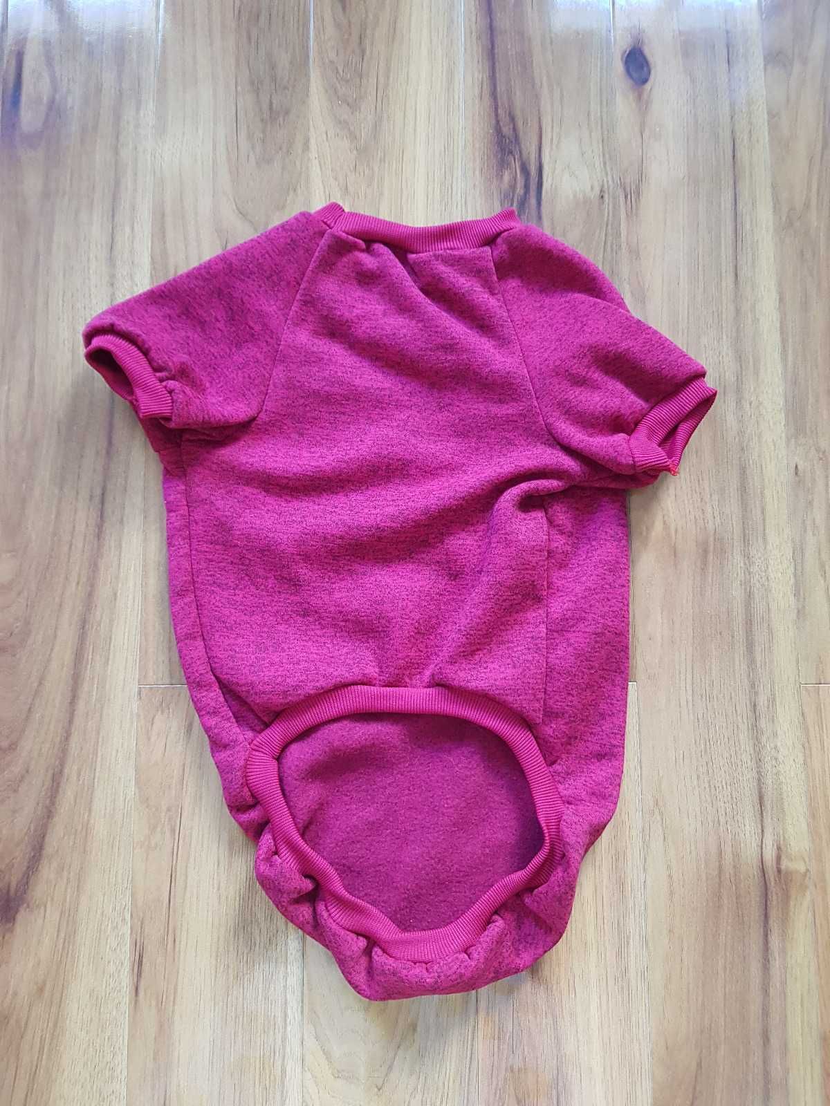 Ciemnoróżowa bluza dla psa XL ubranko dla dużego pieska