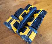 Solidny koszyk na baterie Dewalt 20V Walizka na 6 szt baterii