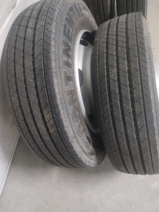 4 Jantes e Pneus 205/75/17.5 Novos