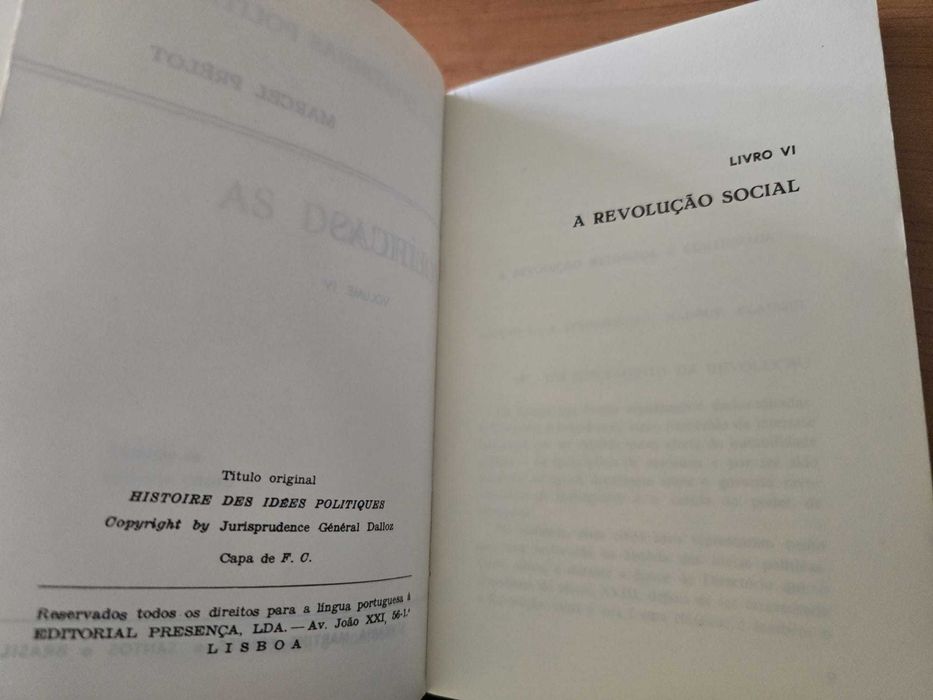 As Doutrinas Políticas - Marcel Prélot -  Vol. 4