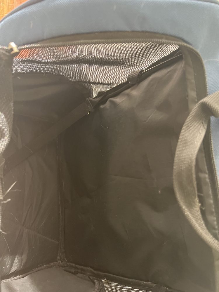 Transportadora de animais mochila com rodas