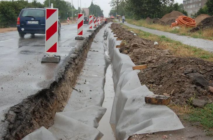 Geowłóknina drogowa FVAT- WYPRZEDAŻ szer.do 6m - DOSTAWA 24H -