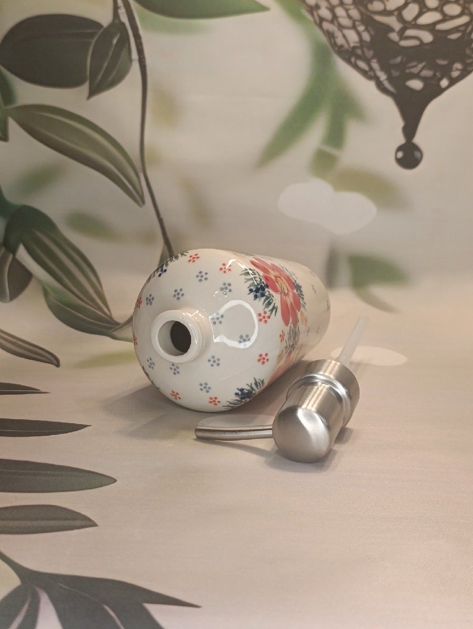 Dozownik butelka na mydło ceramiczny pojemnik ceramika Bolesławiec